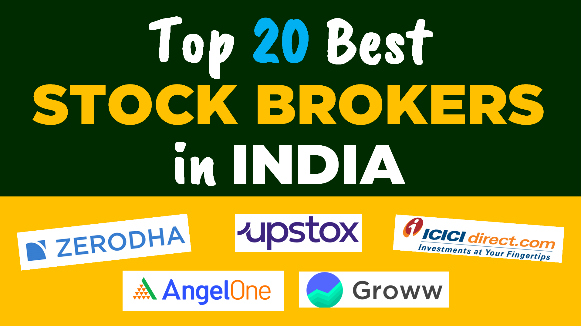 Top 20 Best Stock Brokers In India 2024 Review Comparison The 