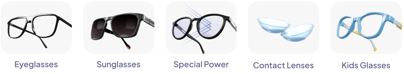 Lenskart Top Categories